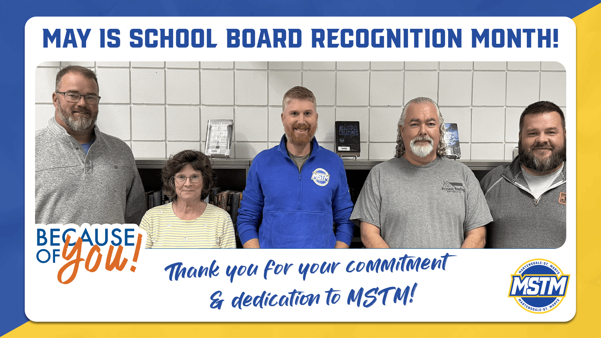 May is School Board Recognition Month!